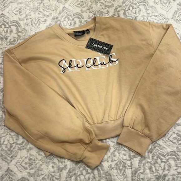 cropped sweatshirt, Chemistry, Size M - Picture 1 of 6